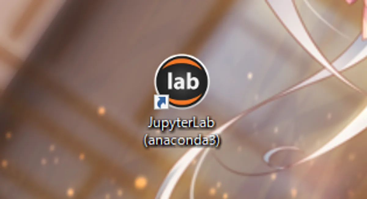 デスクトップにJupyterLabのショートカットを追加する